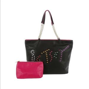 NWT Betsey Johnson tote and pouch